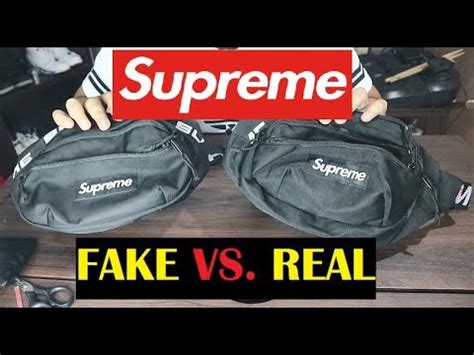 how to spot fake supreme waist bag|check if your supreme bag is real.